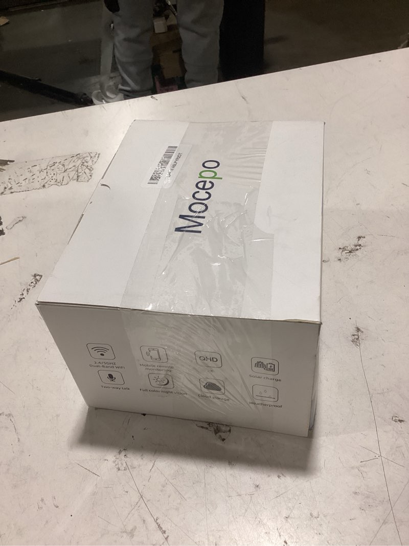 Condition photo showing As Is for mocepo solar camera outdoor wireless 5g&2.4g, 4mp 360° ptz wireless cameras for home security, outdo