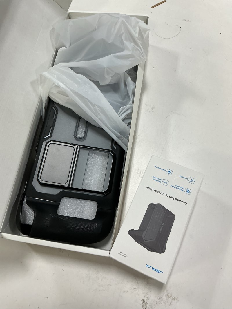 Condition photo showing Good Condition for JSAUX ModCase for Steam Deck/Steam Deck OLED, PC0104 Modular Valve Steam Deck Case Include Protective Case, Face Cover, Cooling Fan, Metal Bracket and Strap - Cooler Set