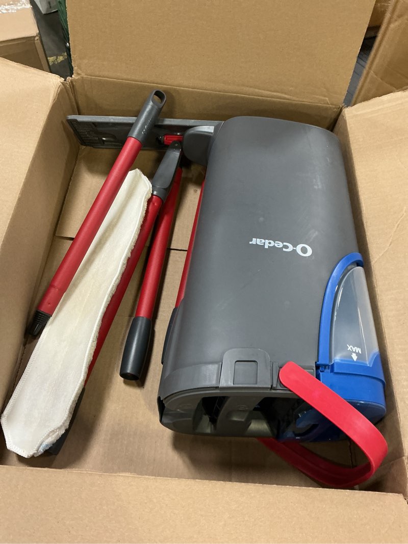 Condition photo showing As Is for O-Cedar H2prO Flat Mop System | Quick Cleaning Tool | Clean with Clean Water | Machine Washable Reusable Microfiber Mop Pad | Safe on Wood Floors, Vinyl, Tile, Baseboards, Walls