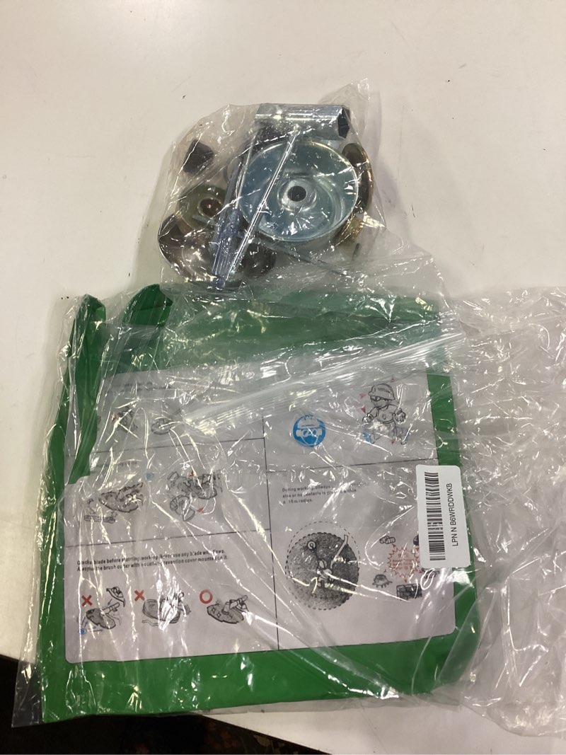 Condition photo showing Good Condition for steel trimmer head &9" x 36 teeth carbide tipped blades,universal weed eater blades metal with universal adapter kit, for brush cutter, trimmer, weed eater. 6t+9*36t