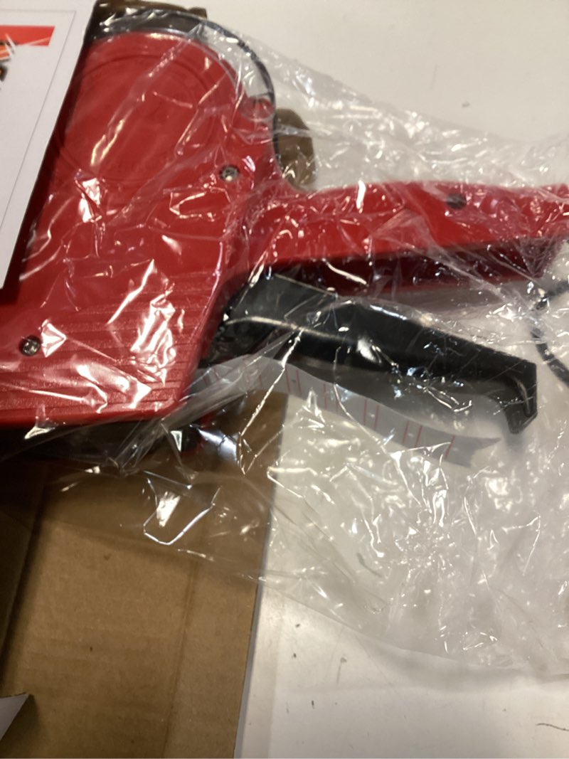 Condition photo showing Good Condition for mx-5500 8 digits price tag gun with 5000 sticker labels and 3 ink refill  label maker pricing gun kit numerical tag gun (red )