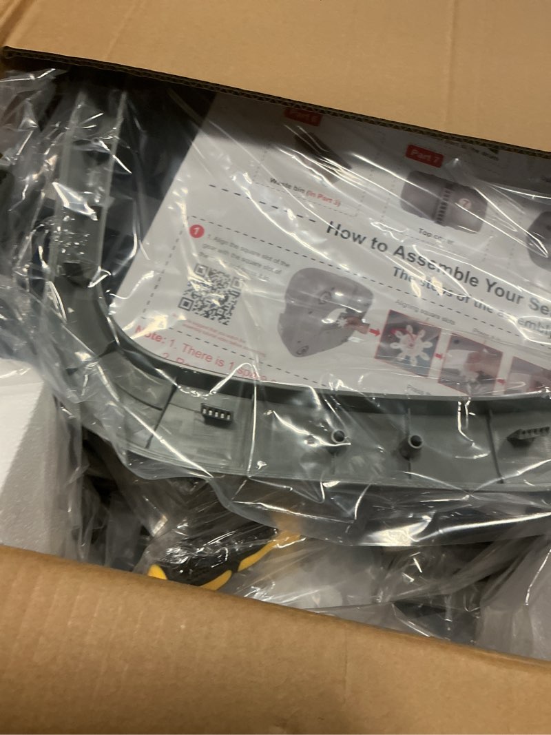 Condition photo showing New/Like New for UPFAS Automatic Cat Litter Box Self Cleaning - APP Control - Weight Monitoring - Ultra-Quiet, Medium Cats and Kittens Litter Box, Safe Anti-Pinch?Assembly Required?- Grey