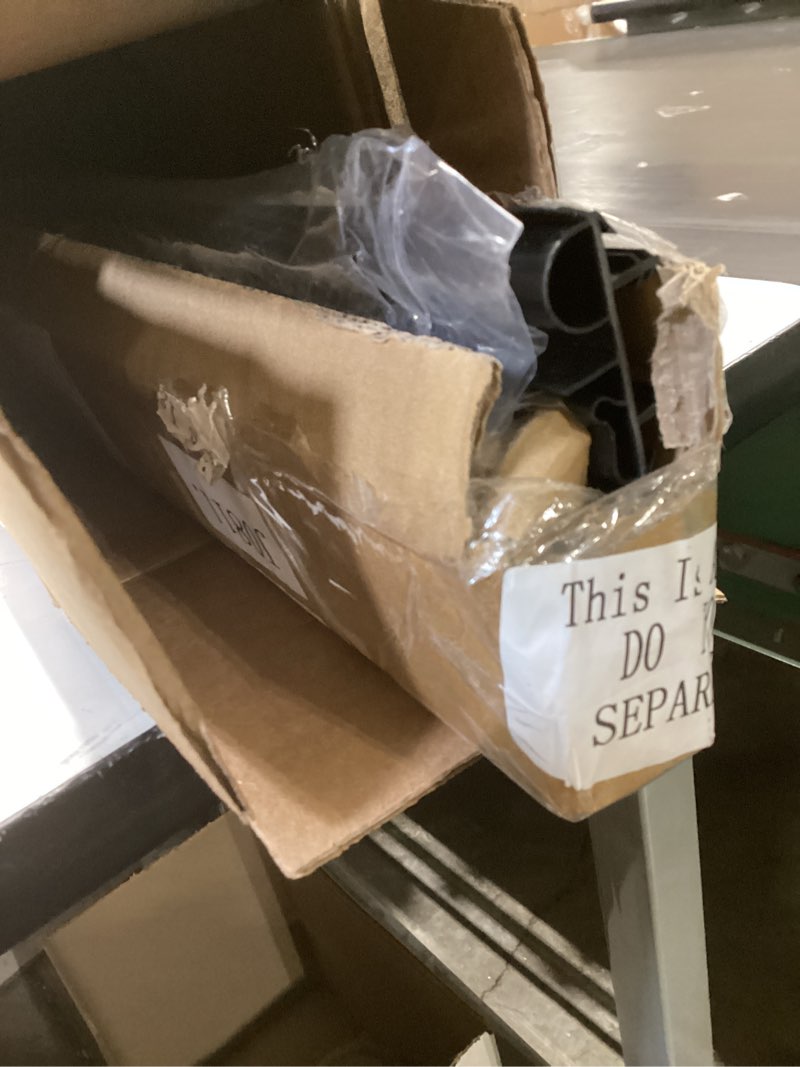 Condition photo showing Good Condition for pushglossy 1 pcs 36" double bubble kerf door sweep 1-3/4" wide vinyl weatherstrip seal for exterior doors, energy efficient draft stopper, easy slide in installation, blocks dust/insects/noise (black) double bubble kerf black 1
