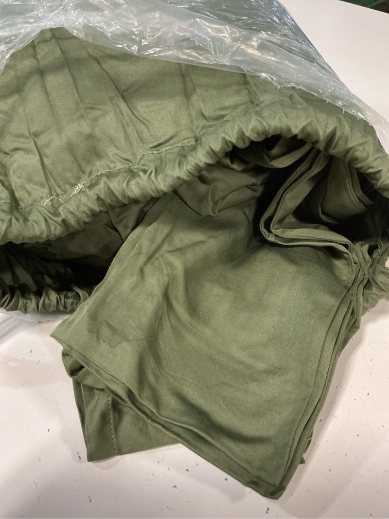 Condition photo showing Good Condition for bamboo sheet set, king, olive