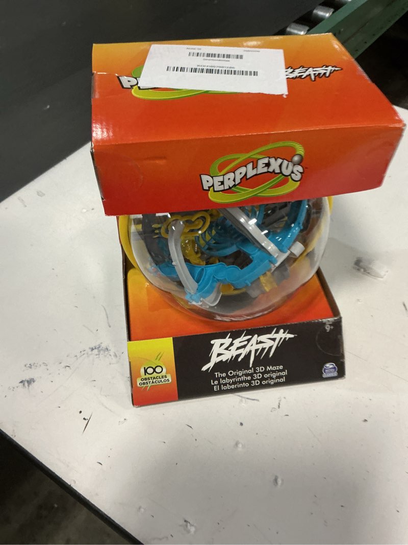 Condition photo showing New/Like New for perplexus beast 3d gravity maze game brain teaser fidget toy puzzle ball, anxiety relief items, cool stuff, sensory toys for kids & adults ages 9+