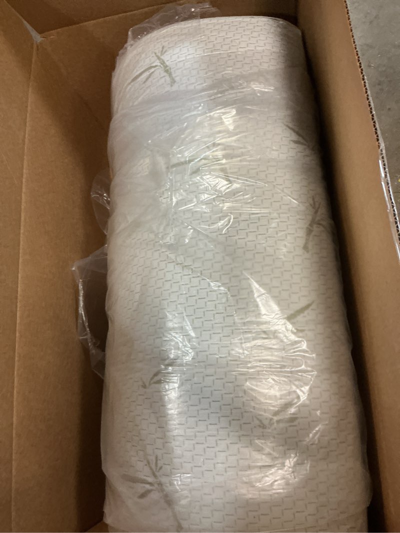 Condition photo showing Good Condition for iululu 6 inch twin mattress, gel infused memory foam mattress - medium firm, pressure relief, certipur-us certified mattress in box twin medium firm 6 inch