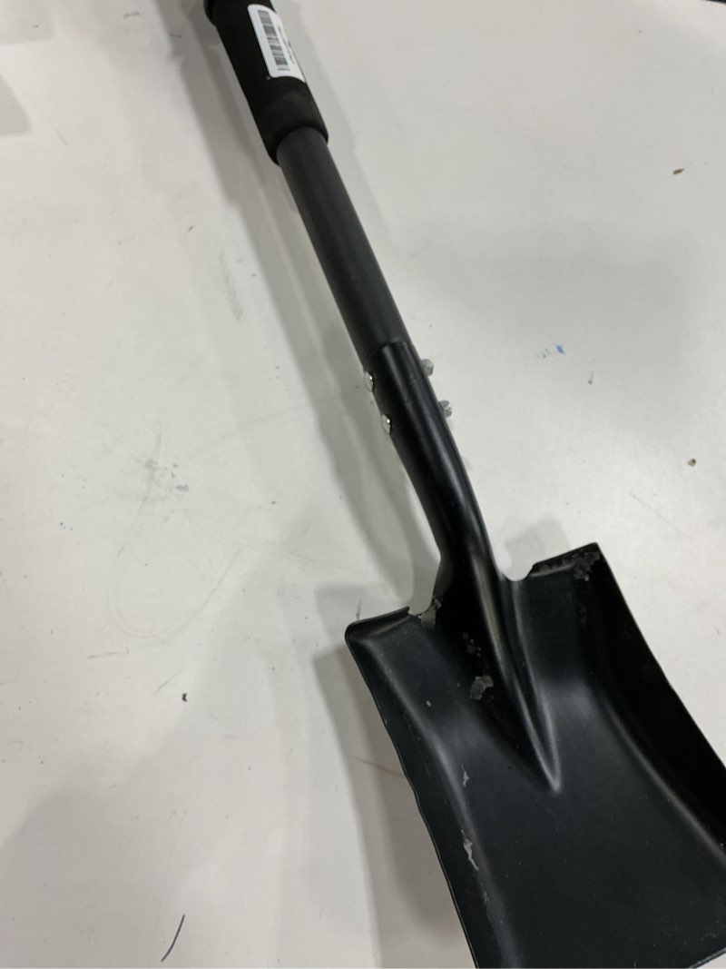 Condition photo showing As Is for Garden Flat Shovel, 31 Inch Small Metal Square Shovel for Lawn Edging Digging Trenching Transplanting, Heavy Duty Compact Gardening Spade with D-Handle for Beach, Kids, Car, Light Garden Work