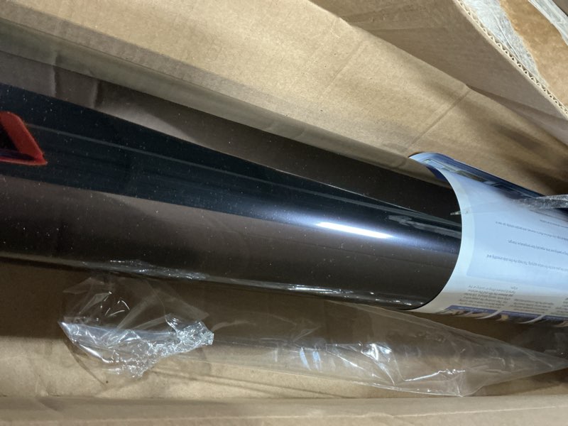 Condition photo showing Good Condition for kespen window film one way daytime privacy static cling sun blocking anti uv reflective window tint for home and office, black-silver, 23.6 inch x 13.1 feet black-silver 23.6 inch x 13.1 feet