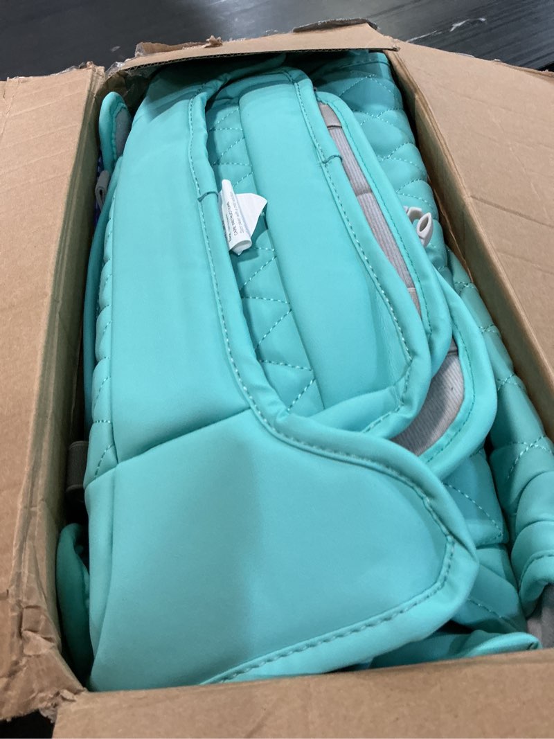 Condition photo showing Good Condition for flying banner car seat covers seat cushions luxe fit faux leather easy installation vehicles non slip premium (solid mint green, full set) full set solid mint green