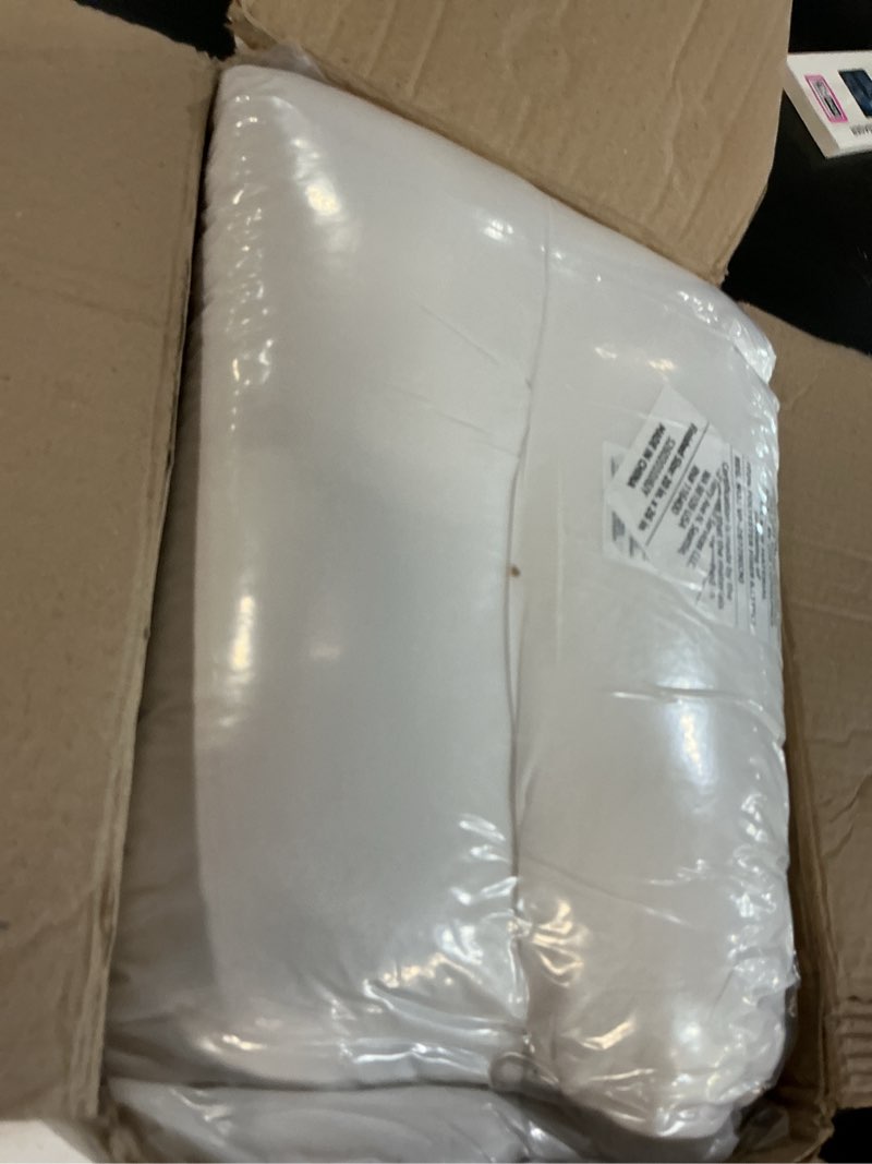 Condition photo showing Good Condition for amazon basics down alternative bed pillows and pillow protector case 2-piece set, medium density, standard - pack of 2, white, 26"l x 20"w standard (2 pillows + 2 protectors) medium pillows + protectors
