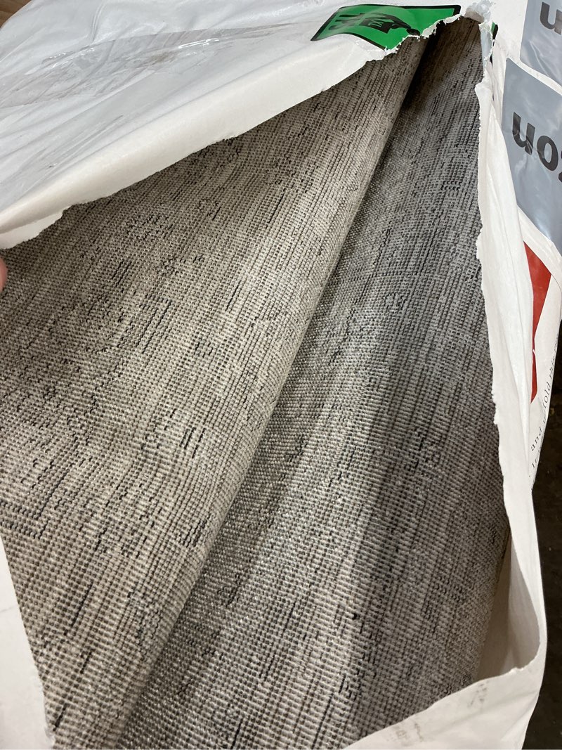 Condition photo showing As Is for Loloi Amber Lewis Alie Collection ALE-03 Taupe/Dove 9'-6'' x 13'-1'', .13'' Pile Height, Area Rug Taupe / Dove 9' x 13' (Rectangular)