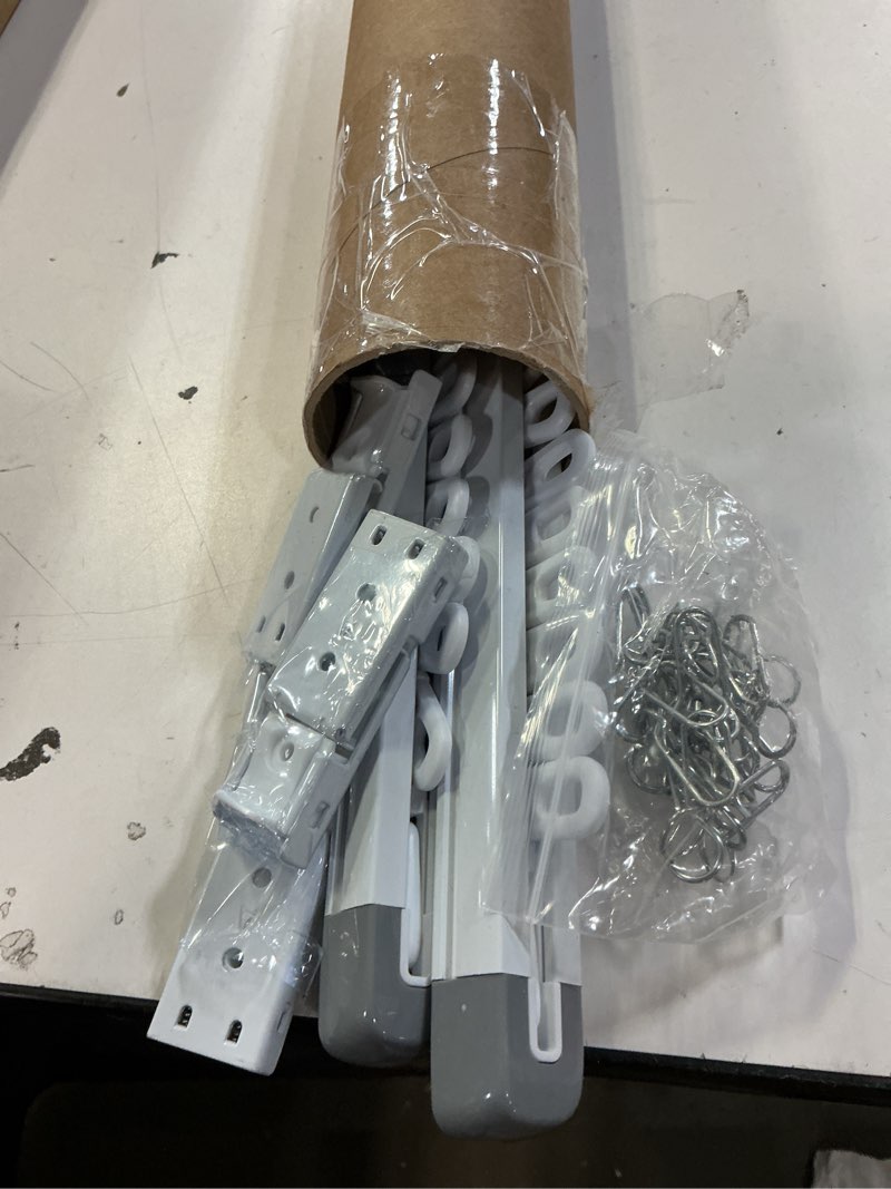 Condition photo showing Good Condition for ACMEART Ceiling Curtain Track,Retractable Ceiling Track for Curtains,4.8-8.15ft,Room Divider Curtain Rod,Ceiling Rails Set with Silent Rollers and Hooks for Living room/Bedroom/Shower/RV,2 Sets 4.8ft-8.15ft (2 Sets)