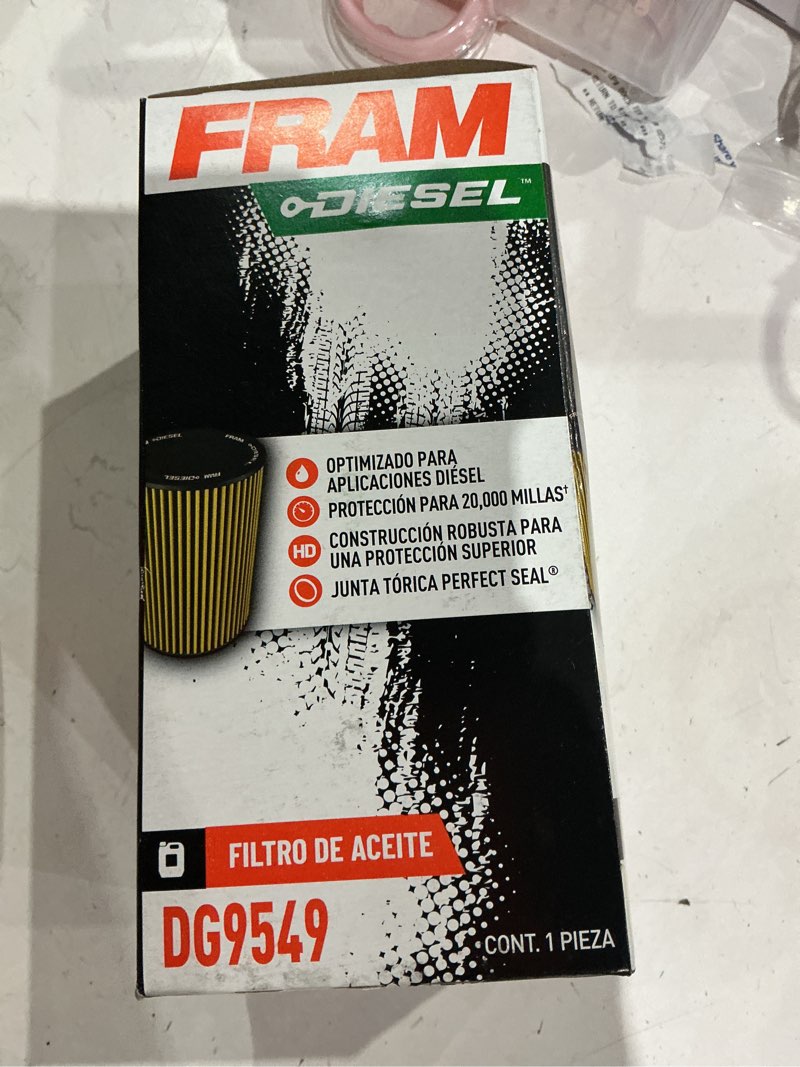 Condition photo showing Good Condition for fram dg9549 diesel 20,000 mile oil filter, fits select diesel vehicles