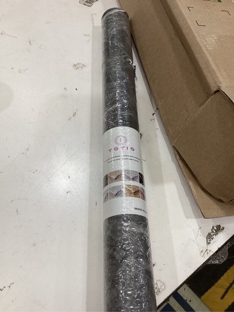 Condition photo showing Good Condition for totio 24x354inch gray marble contact paper textured grey granite wallpaper peel stick countertop paper removable waterproof adhesive thick matte marble look wall paper roll kitchen table vinyl wrap 24"x354" stone grey