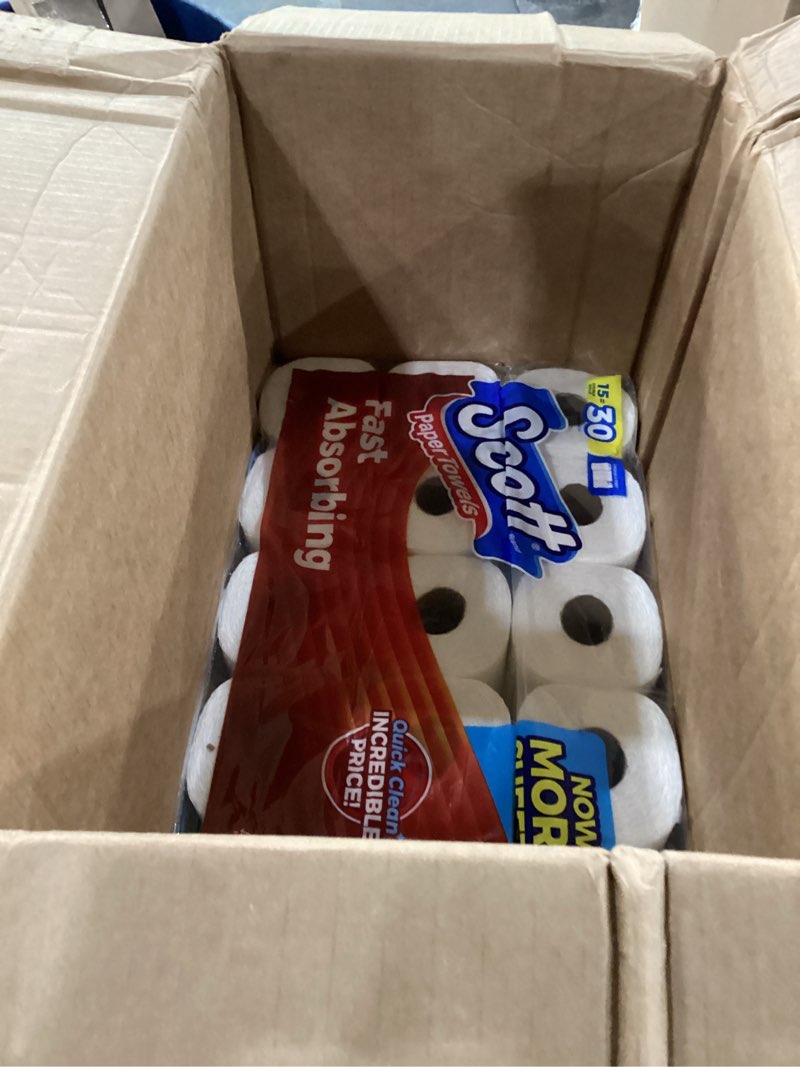 Condition photo showing New/Like New for Scott 15-Pack Choose-A-Sheet Paper Towels