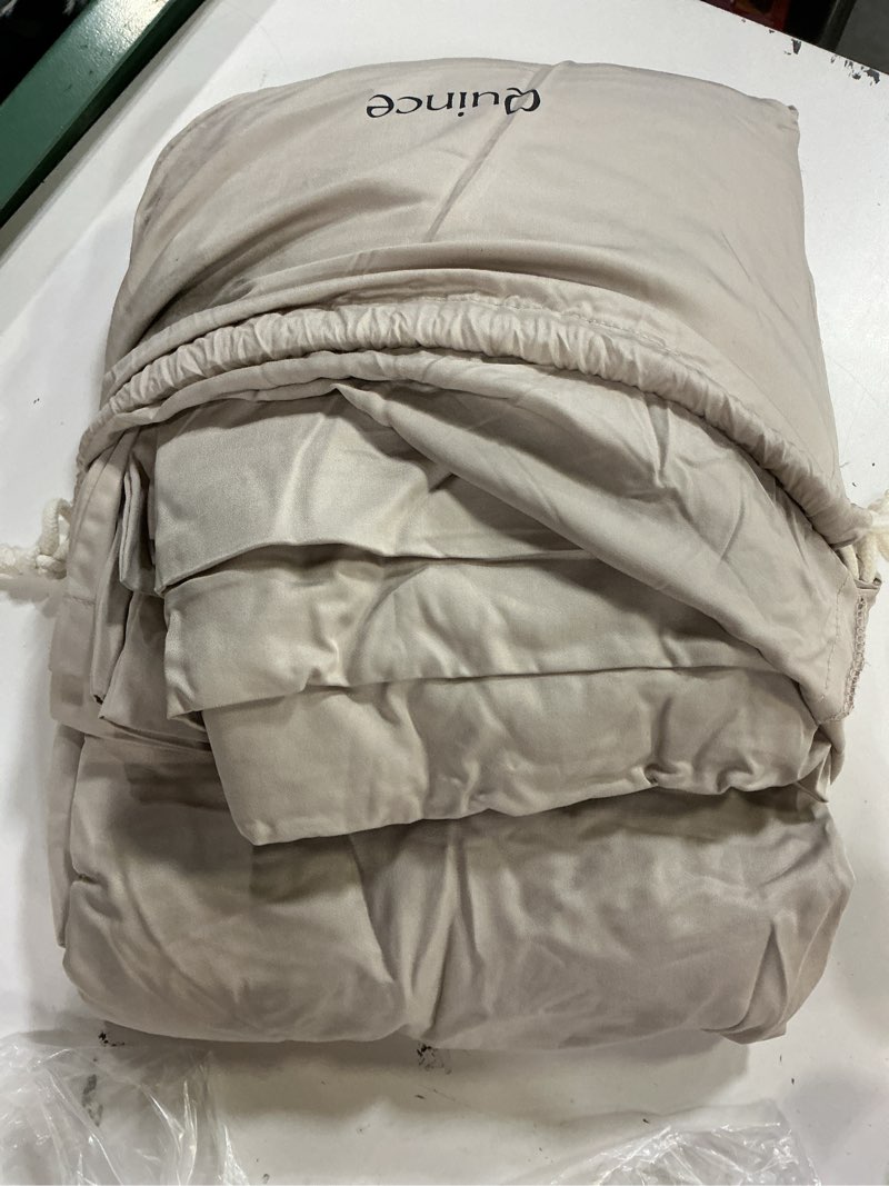 Condition photo showing Good Condition for quince bamboo sheet set, king, sand