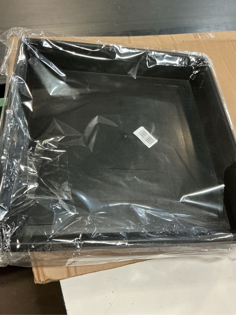 Condition photo showing Good Condition for nimyau square plant saucer 6 inch 5 pack6 8 12 14 16 18 20 plant trays for pots heavy duty plastic plant saucers for indoors outdoors, flower pot no holes plant drip trays 6\"-5pack black