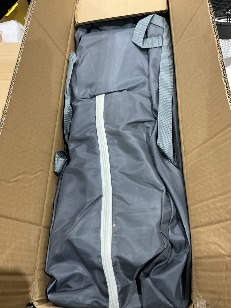 Condition photo showing Good Condition for foldable baby playpen portable travel play yard, dark gray | safety play yard for babies & toddlers, indoor & outdoor use, carry bag included, collapsible, portable?sturdy & secure dark gray 50"×50"