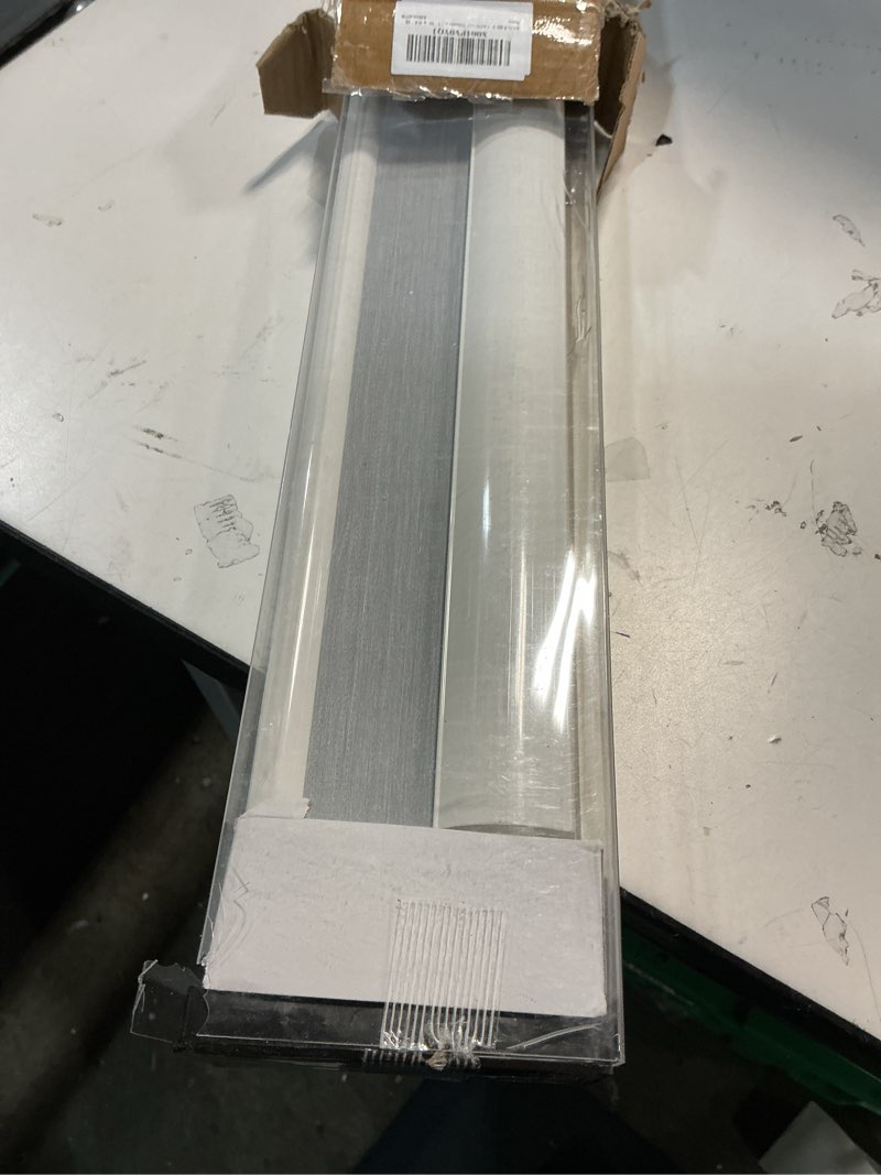 Condition photo showing Good Condition for Cellular Shades Cordless Blackout Blinds Honeycomb Window Shades for Bedroom, Blinds for Window and Door, Home and Office, White, 23" W x 64" H SUNFREE White(blackout) 23"W x 64"H