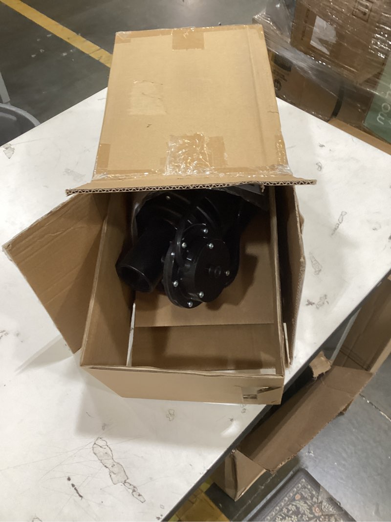 Condition photo showing Good Condition for automatic utility sink pump installed directly under sink gravity-free drainage heavy-duty thermoplastic 115v includes drain screen check valve & ball valve