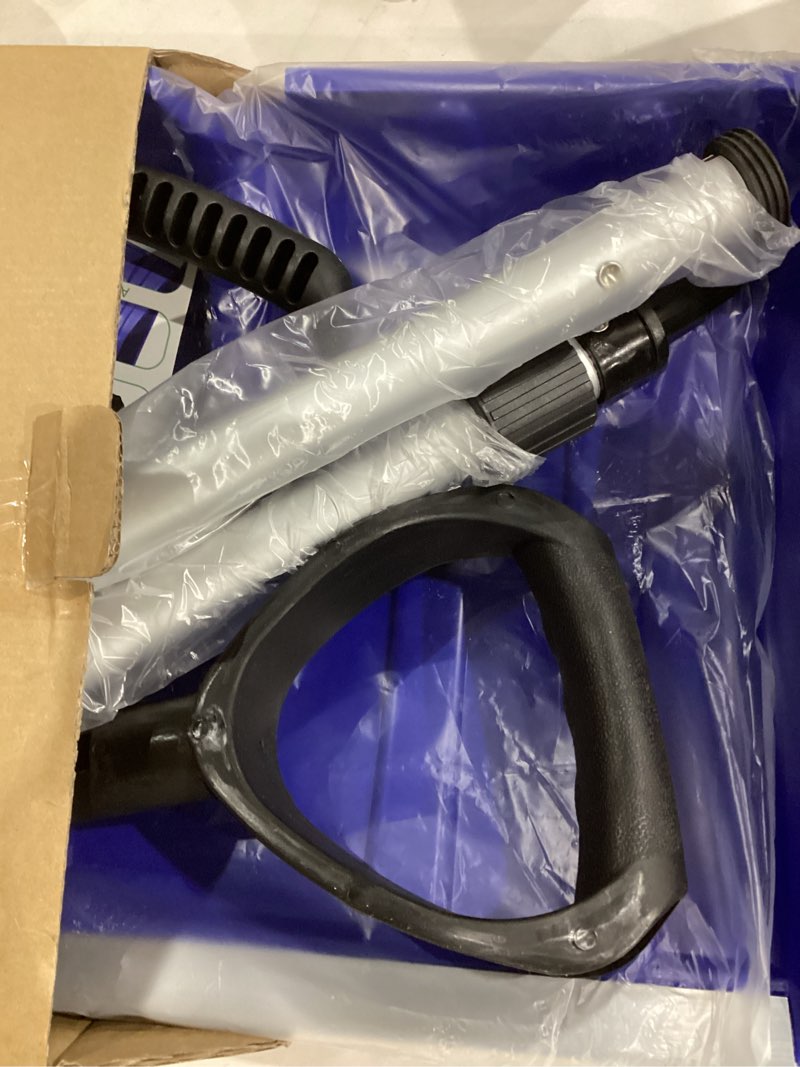 Condition photo showing New/Like New for Snow Shovel for Driveway: 48" Ergonomic Dual D-Handles for Less Back Strain - Aluminum Wear Strip Cleaning Shovel - Lightweight and Portable Snow Removal Tool for Car Camping Outdoor blue 48 in Snow Shovel