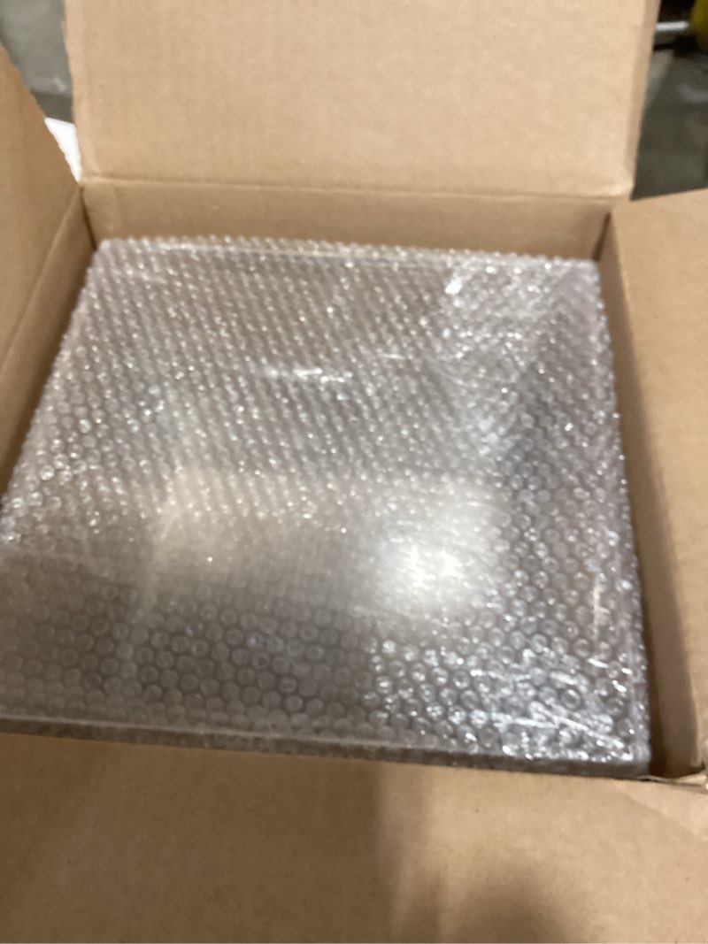 Condition photo showing New/Like New for clear acrylic piggy bank with lock and key for kids adults, openable money saving box for cash coins real money (clear)