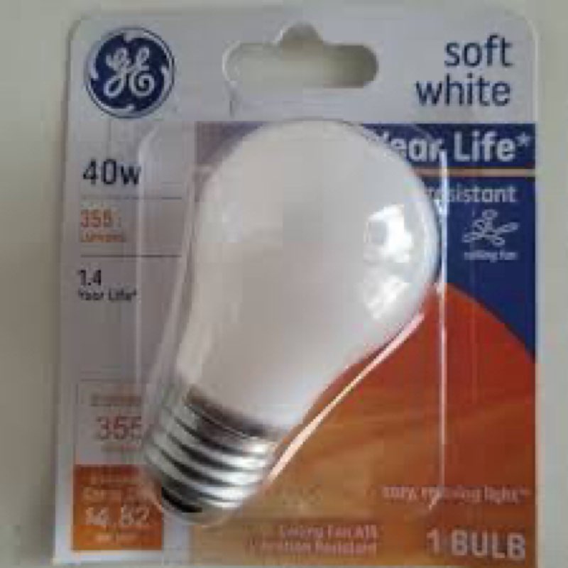 (Case of 24 ) Eg 40w 355 lumens soft white bulb
