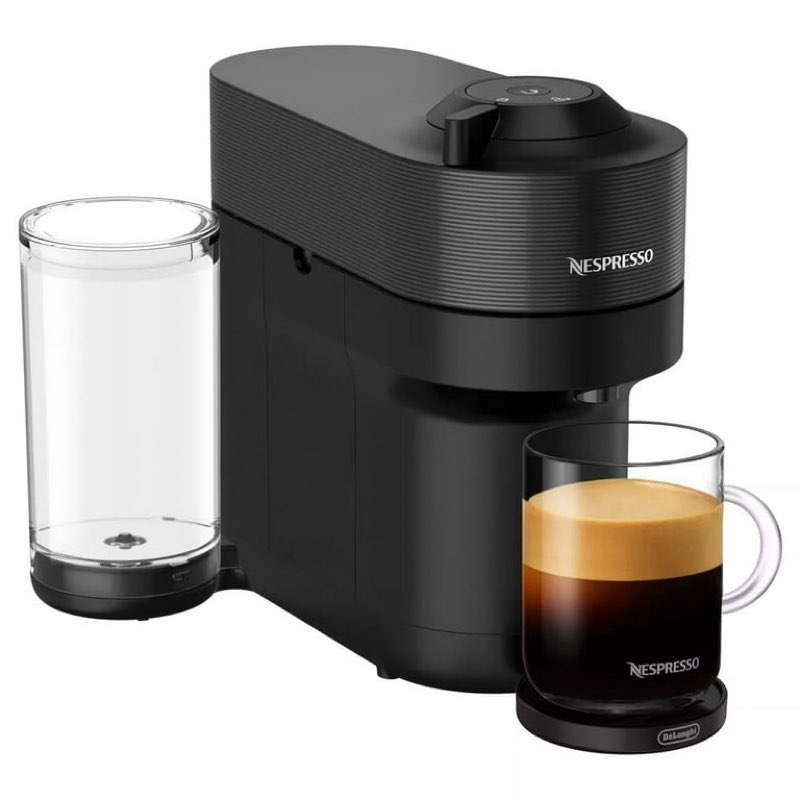 nespresso vertuo pop+ coffee maker and espresso machine, black