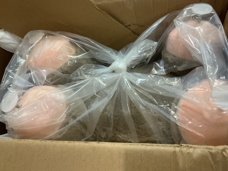 Condition photo showing New/Like New for Rocking Horse Deer with Chair, Plush Stuffed Animal Rocker for Toddlers 1-3, Baby Rocker with Sweet Music, Animal Ride on,Pink Deer,CPC Certified Sleepy eyes,Little Deer