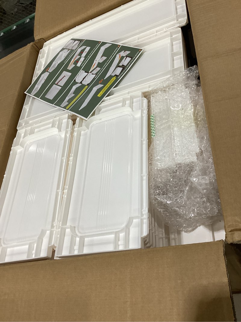 Condition photo showing New/Like New for MAGINELS Wide-Width Shoe Rack Organizer for Large-Sized Shoes, Thickened Material with Better Quality,Stackable Sneaker Storage Cabinet,Easy Assembly,with Clear Door (6 Tier 24 Pairs)