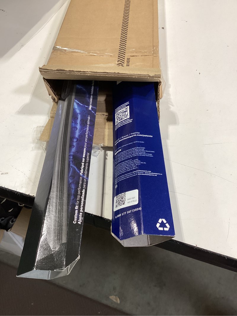 Condition photo showing Good Condition for bosch 22a22b icon beam wiper blades - driver and passenger side - set of 2 blades (22a & 22b) front (22a & 22b) icon combo pack (front)