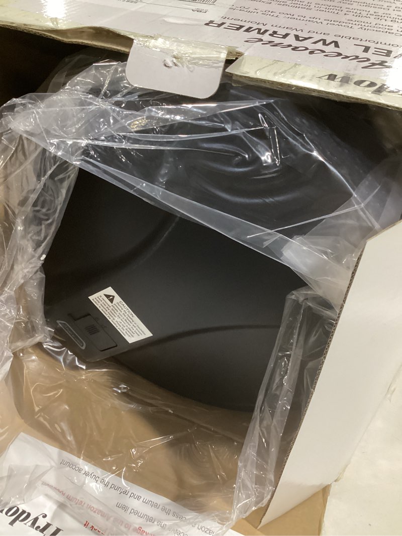 Condition photo showing Good Condition for Ultra Large Capacity Towel Warmer Bucket, Rapid Heating with Timer, One-Button Control, Safety Lock, Perfect for Home and Spa, Black