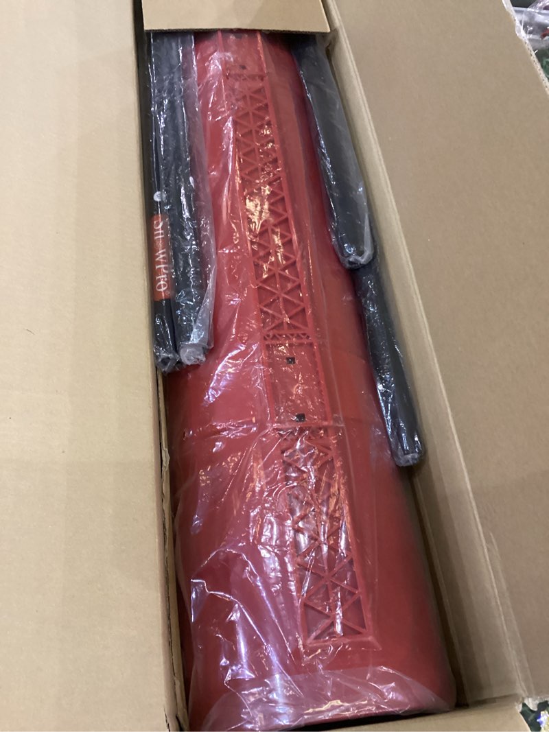 Condition photo showing New/Like New for 38 Inch Snow Shovel for Driveway, Brewin SnowPro Bi-Direction Heavy Duty Snow Pusher with Wheels and Angled Blade for Efficient Snow Removal, Back Saver Snow Plow for Doorway Sidewalk