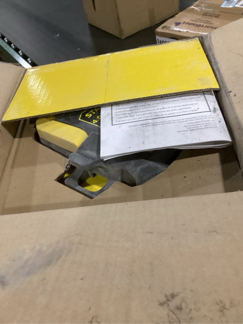 Condition photo showing As Is for STANLEY Ash Vacuum Cleaner, Portable 4 Gallon Capacity Ash Vac Canister, Powerful 4 Peak HP Horsepower Motor, Ideal for Pellet Stoves, BBQ Grills, Wood Stoves, Fireplaces, Fire Pits, SL-18184