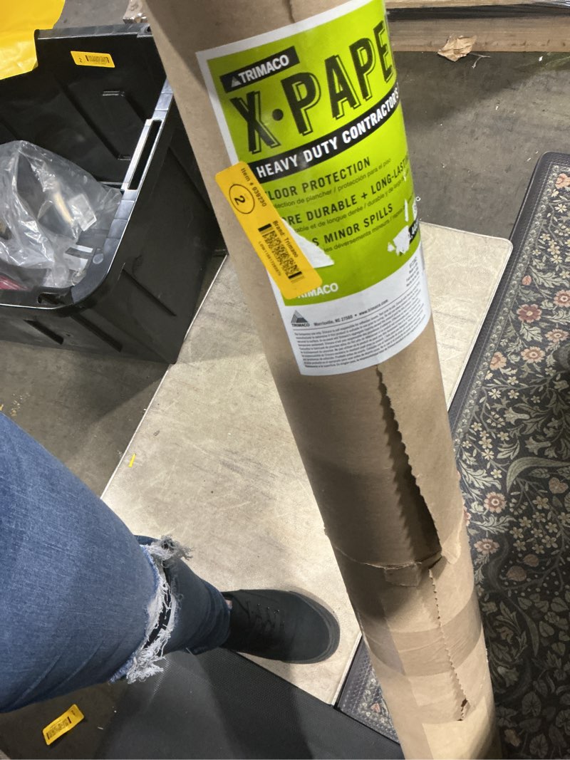 Condition photo showing Good Condition for Trimaco Heavy Duty Contractor's X-Paper, 1 roll, 36-inch x 100-feet