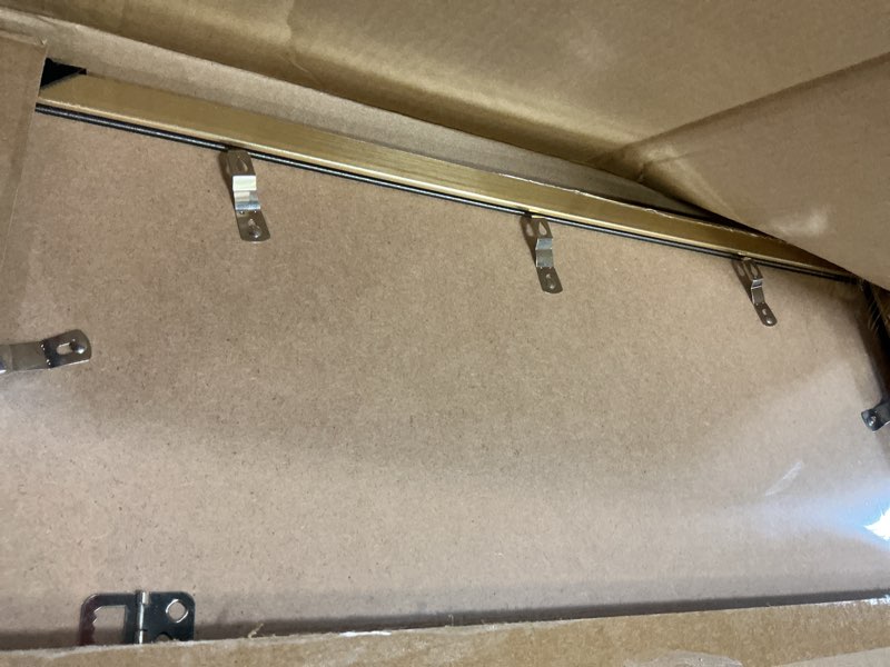Condition photo showing New/Like New for gulethun 16x20 picture frame, gold poster frame, home decor natural gallery frames, horizontal or vertical format, sturdy, plexiglass, large wall decor, for photos, artworks, posters gold 16x20in