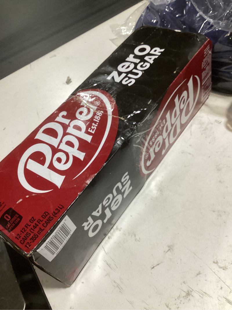 Condition photo showing Good Condition for dr pepper zero sugar - 12 oz, 12 pk zero sugar 12 fl oz (pack of 12)