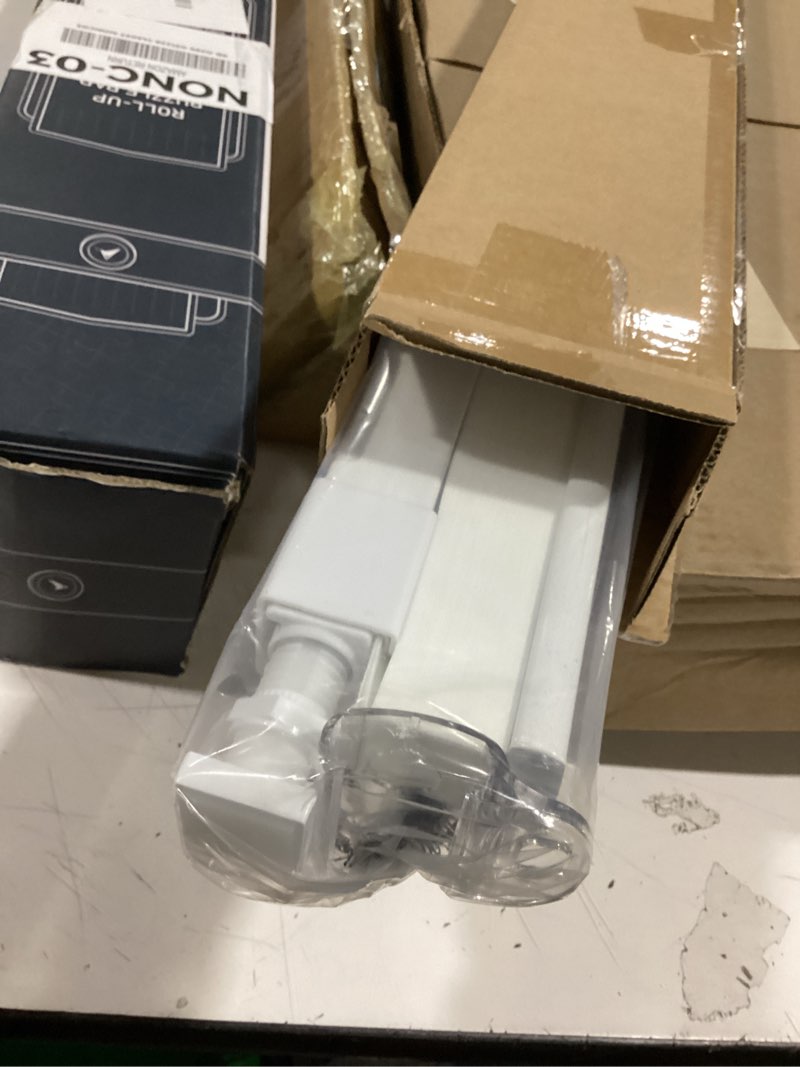 Condition photo showing Good Condition for lazblinds cordless cellular shades, no tools no drill light filtering honeycomb shades pleated blinds for windows, 22'' w x 64'' h, white light filtering-white 22'' w x 64'' h