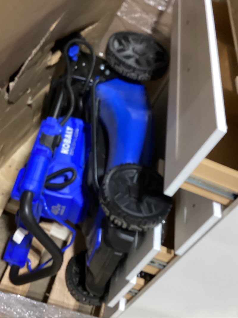 kobalt 40-volt 21-in brushless battery push lawn mower 6 ah