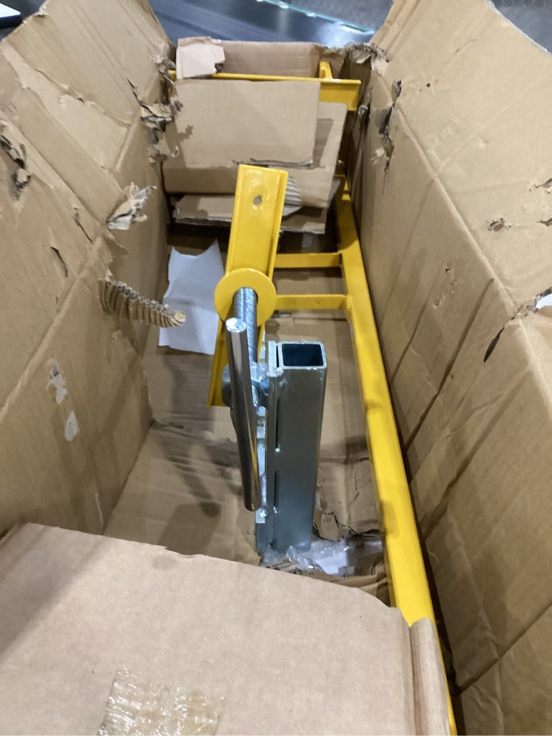Guardian Fall Protection 15170 Parapet Clamp Guardrail System – Durable, Powder Coated Steel Clamp for Guardrails