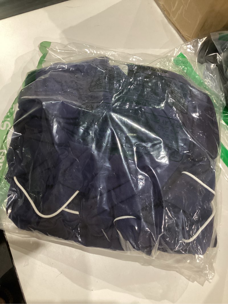 Condition photo showing Good Condition for HNG Women Pajama Set Long Sleeve Sleepwear Fashion Night Wear Medium Navy Blue