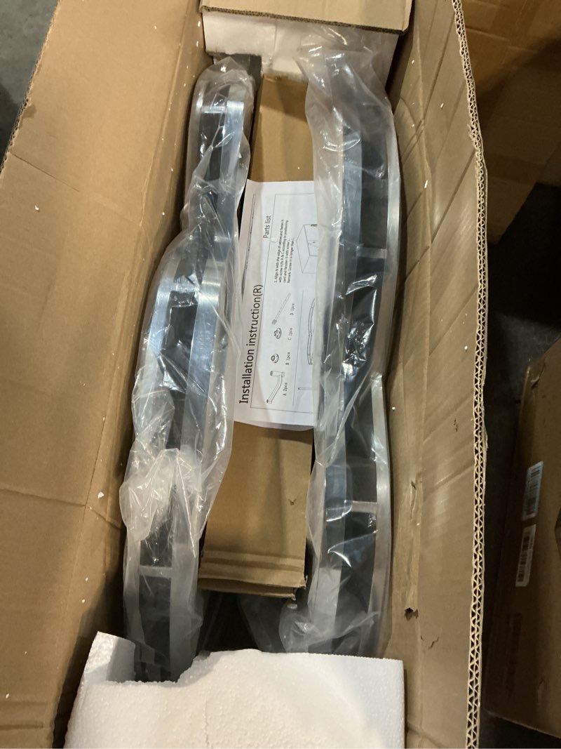 Condition photo showing Good Condition for Blind Corner Cabinet Pull Out Organizer, Soft Close Swing Right Pull Out Cabinet Organizer 36inch, Corner Cabinet Lazy Susan for Corner Cabinet Blind Shelf, 2 Tiers Tray, Adjustable Height 36in-Right Open