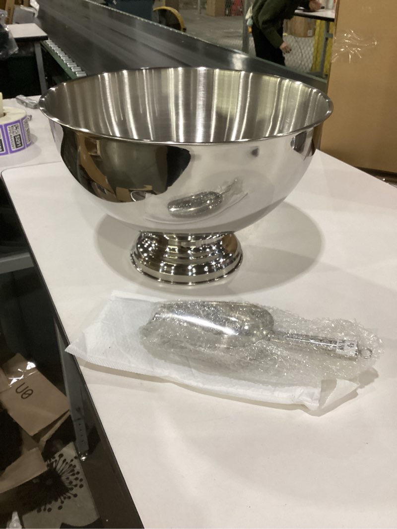 Condition photo showing Good Condition for similar to item 12l premium large size ice bucket, stainless steel champagne bucket for parties with great performance and sleek design set of 2