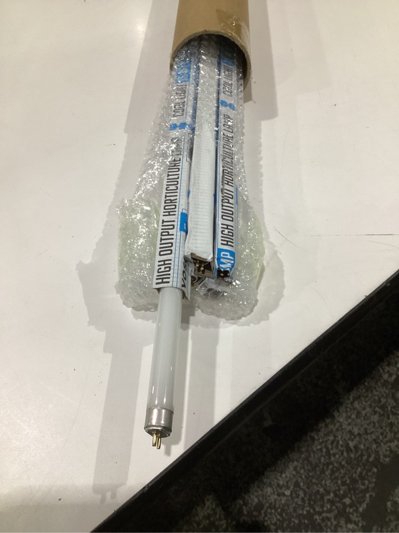 Condition photo showing Good Condition for vivosun t5 grow light bulbs 4 ft 46 inches, 54w 6500k ho fluorescent tubes light bulbs, cool white t5 bulb for 46 inches t5 light fixtures, t5 grow lights for indoor plants, 4 ft 54w pack of 5