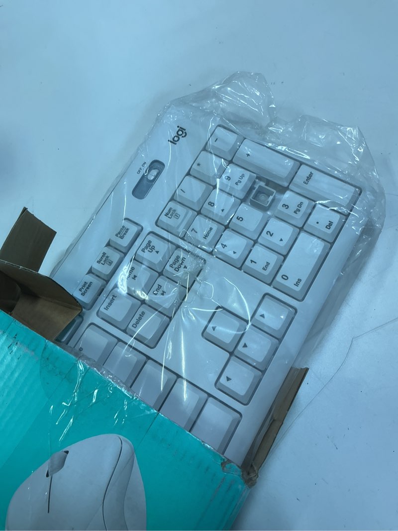 Condition photo showing Good Condition for Logitech MK270 Wireless Keyboard and Mouse Combo for Windows, 2.4 GHz, 8 Multimedia Keys, PC, Laptop, Wireless Keyboard Compact Mouse Combo - White Off White 1 Pack Combo