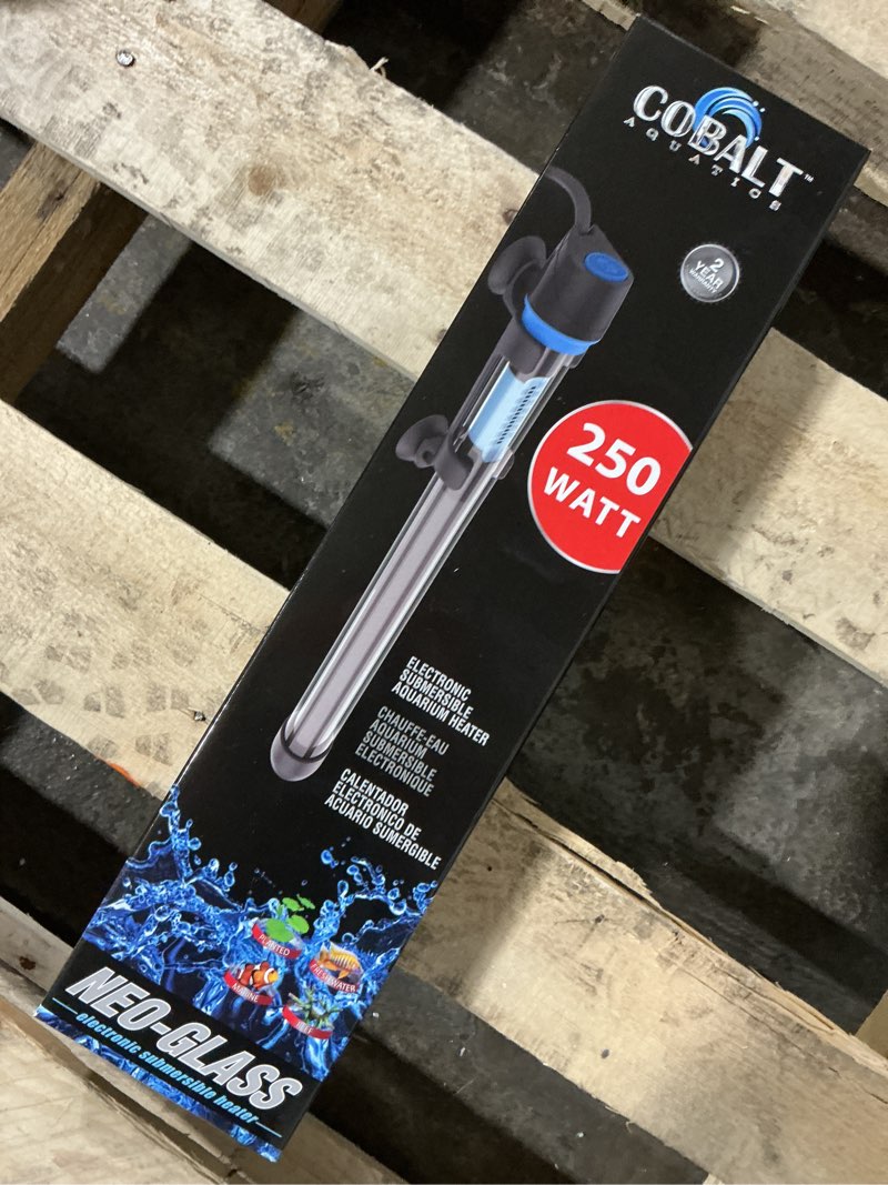 Condition photo showing New/Like New for 478429 250W Cobalt Neo-Glass Submersible Aquarium Heater