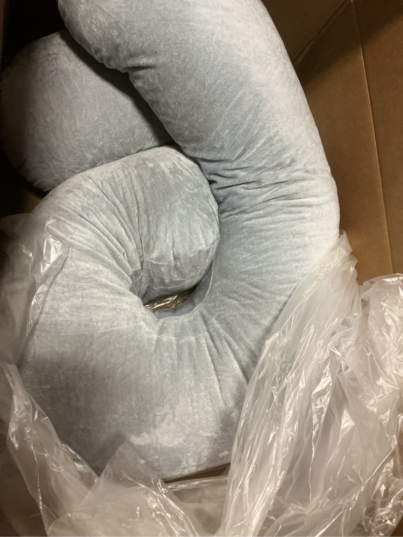 Condition photo showing Good Condition for Momcozy Pregnancy Pillows for Sleeping, U Shaped Full Body Maternity Pillow with Removable Cover - Support for Back, Legs, Belly, HIPS for Pregnant Women, 57 Inch Pregnancy Pillow for Women, Grey