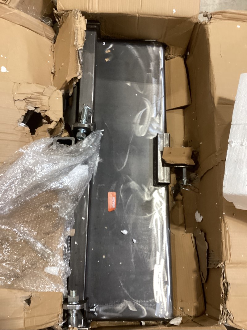 vevor universal 3-point skid steer plate, 3/8" skid steer attachment plate, 7000lbs skid steer mount