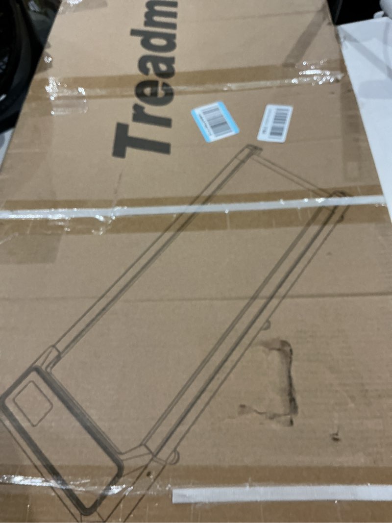 Condition photo showing New/Like New for walking pad treadmill with 5% incline, under desk treadmill for home office, 2.5hp quiet portable walking pad, 265 lbs capacity, compact treadmill for small spaces with 15" x 35.4" belt black