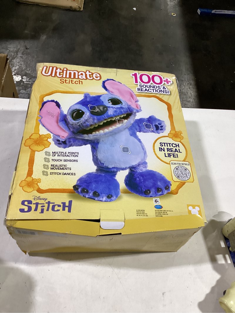 Condition photo showing Good Condition for stitch disney lilo & stitch ultimate animatronic plush toy - white - no size